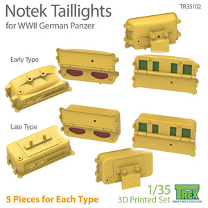 T-REX (1/35) Notek Taillights for WWII German Panzer