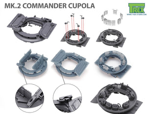 T-REX (1/35) MK.2 Commander Cupola for WWII British Tank