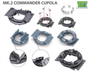 T-REX (1/35) MK.2 Commander Cupola for British Sherman