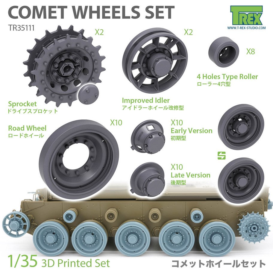 T-REX (1/35) Comet Wheels Set
