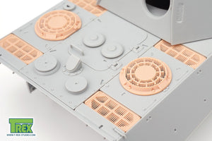 T-REX (1/35) Cooling Air Intake/Exhaust Armor Guards w/Mesh for Panther G Early/Mid Pattern A