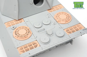 T-REX (1/35) Cooling Air Intake/Exhaust Armor Guards w/Mesh for Panther G Early/Mid Pattern A