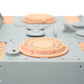T-REX (1/35) Cooling Air Intake/Exhaust Armor Guards w/Mesh for Panther G Early/Mid Pattern A