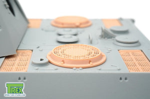 T-REX (1/35) Cooling Air Intake/Exhaust Armor Guards w/Mesh for Panther G Early/Mid Pattern B