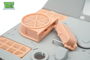T-REX (1/35) Cooling Air Intake/Exhaust Armor Guards w/Mesh for Panther G Late/Jagdpanther G2