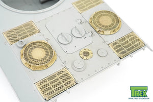 T-REX (1/35) Cooling Air Intake/Exhaust Armor Guards w/Mesh Pattern B for Panther Ausf.D/A