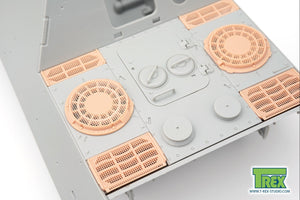 T-REX (1/35) Cooling Air Intake/Exhaust Armor Guards w/Mesh for Jagdpanther G1