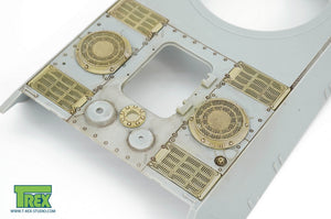 T-REX (1/35) Cooling Air Intake/Exhaust Armor Guards w/Mesh for King Tiger/Jagdtiger