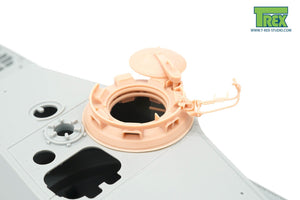 T-REX (1/35) King Tiger Cupola Weld Attached Type w/o Drain Slits for all brands except Hobby Boss