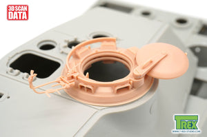 T-REX (1/35) King Tiger Cupola Weld Attached Type w/o Drain Slits for Hobby Boss