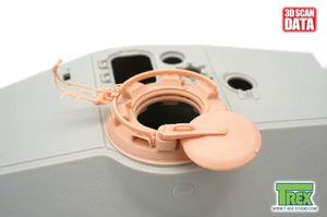 T-REX (1/35) King Tiger Cupola Weld Attached Type w/o Drain Slits for Hobby Boss