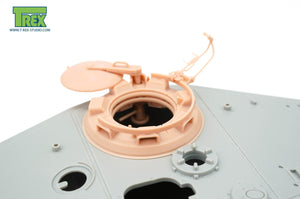 T-REX (1/35) King Tiger Cupola Weld Attached Type w/Drain Slits for all brands except Hobby Boss