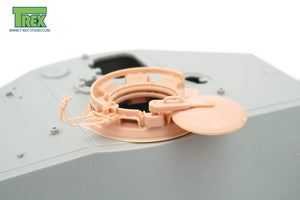 T-REX (1/35) King Tiger Cupola Weld Attached Type w/Drain Slits for all brands except Hobby Boss