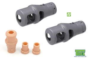 T-REX (1/35) Muzzle Brake for 88mm KwK/Pak Late Type 1 (4 Pieces)