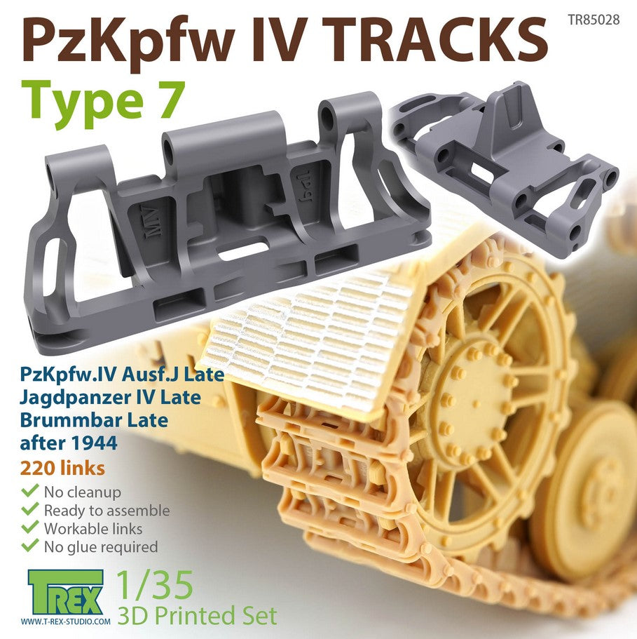 T-REX (1/35) PzKpfw.III/IV Tracks Type 7