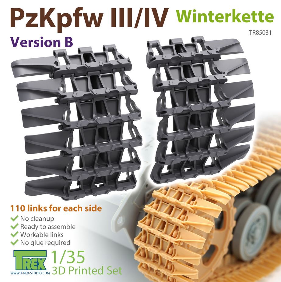 T-REX (1/35) PzKpfw III/IV Winterkette Version B