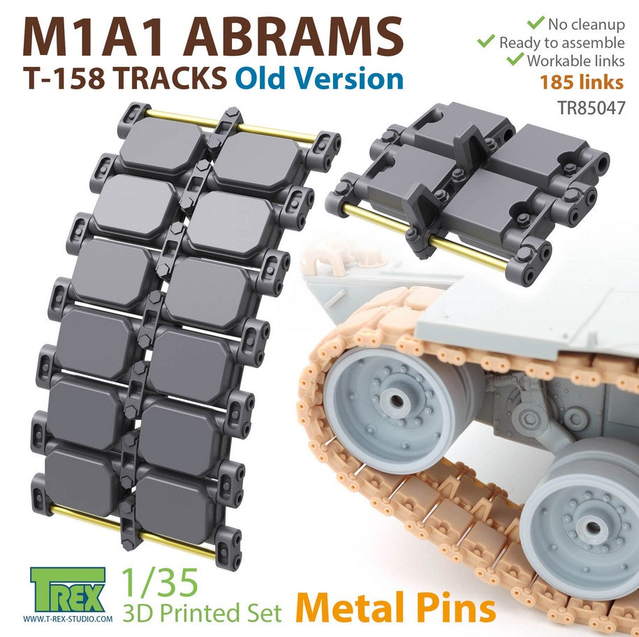 T-REX (1/35) M1A1 Abrams T-158 Tracks Old Version