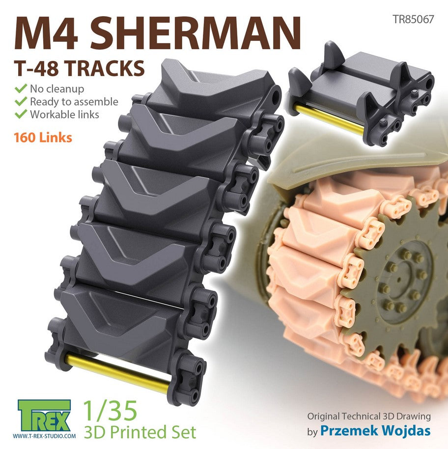 T-REX (1/35) M4 Sherman T-48 Tracks