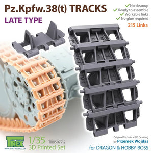 T-REX (1/35) Pz.Kpfw.38(t) Tracks Late Type for DRAGON/HOBBY BOSS