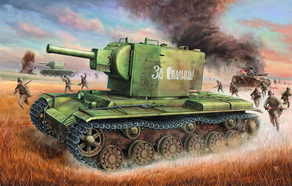 TRUMPETER (1/35) Russia KV-2 Tank
