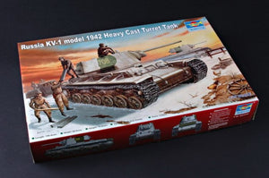 TRUMPETER (1/35) Soviet KV-1 model 1942 Heavy Cast Turret Tank