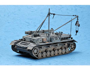Foto de la maqueta del Bergepanzer IV en escala 1:35 de Trumpeter referencia 0083