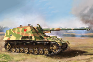 Portada de la caja de la maqueta del cazacarros alemán Sd.Kfz.164 Nashorn en escala 1:16 de Trumpeter referebcia 00954