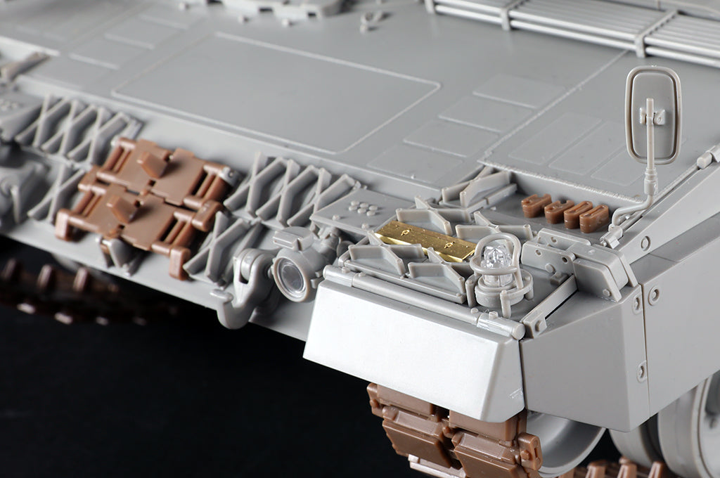 Morro de la maqueta del carro de combate Leopard 2A6 en escala 1:16 de Trumpeter referencia 00966