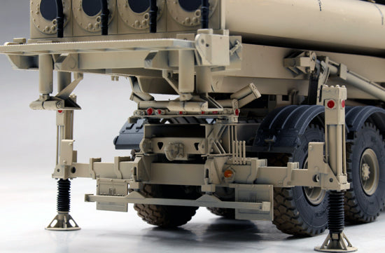 Detalle trasero de la maqueta del sistema THAAD norteamericano en escala 1:35 de Trumpeter referencia 01054
