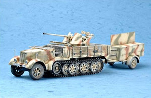 TRUMPETER (1/35) allemand 3,7 cm Flak 37 auf Selbstfahrlafette (Sd.Kfz.  7/2 Version préliminaire)