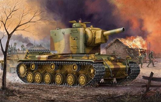 TROMPETTEUR (1/35) Allemand Pz.Kpfm Char KV-2 754(r)