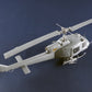 Foto trasera de la maqueta del helicóptero norteamericano UH-1B Huey en escala 1:35 de Trumpeter referencia 05112