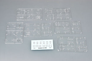 Contenido de la caja del set de 6 hidroaviones alemanes Ar 196 en escala 1:350 de Trumpeter referencia 06206
