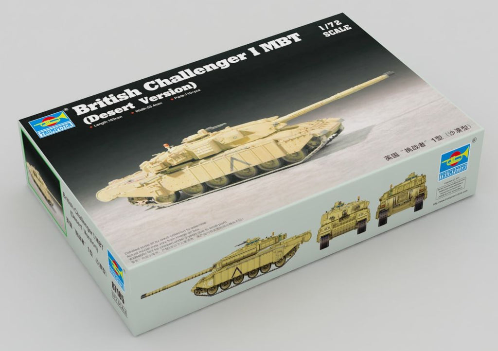 TRUMPETER (1/72) British Challenger I MBT (Desert Version)