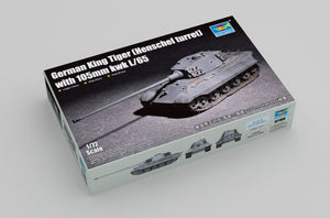 TRUMPETER (1/72) German King Tiger (Henschel turret) with 105mm kwk L/65