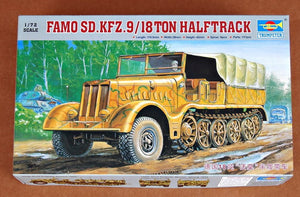 TRUMPETER (1/72) German Sd.Kfz.9 18 ton Heavy Halftrack Early Type