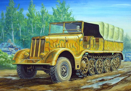 TRUMPETER (1/72) German Sd.Kfz.9 18 ton Heavy Halftrack Early Type