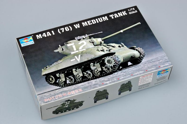 TRUMPETER (1/72) M4A1 (76) W Medium Tank