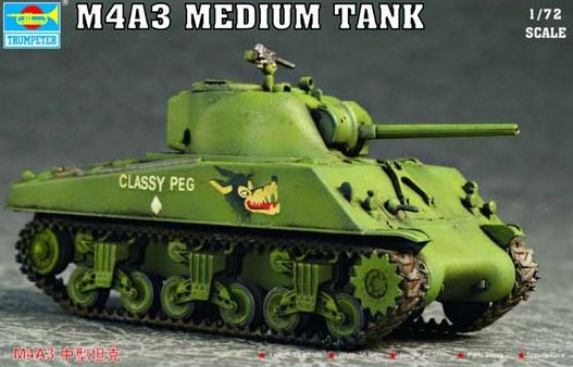 TRUMPETER (1/72) M4A3 Medium Tank