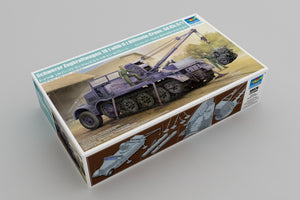 TRUMPETER (1/35) Schwerer Zugkraftwagen 18 t with 6 t Billstein-Crane, Sd.Kfz.9/1