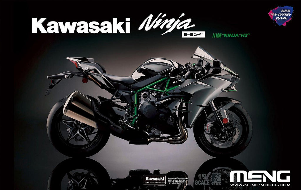 MENG (1/9) Kawasaki Ninja H2, pre-painted