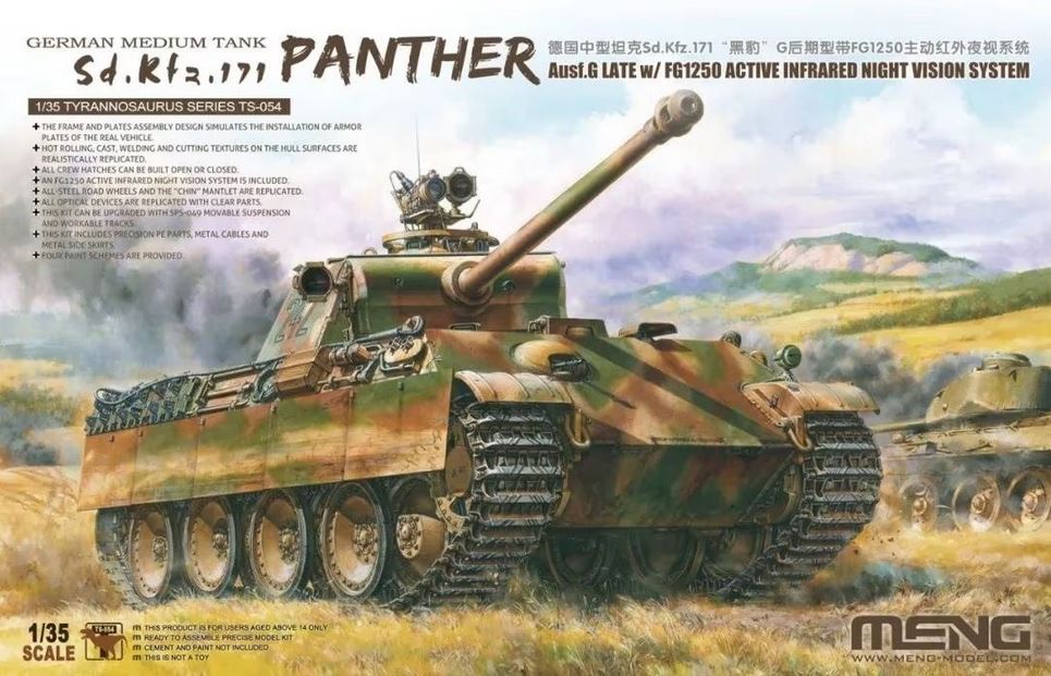 MENG (1/35) Panther Ausf.G Late w/ FG1250 Active Infrared Night Vision System