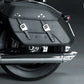 Detalle de alforja izquierda de la maqueta de la moto BMW R18 Classic en escala 1:9 precoloreada de Meng referencia MT-006S
