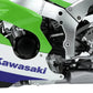 Detalle del motor de la maqueta de la moto Kawasaki ZX-10R Ninja en escala 1:9 prepintada de Meng referencia TS-007s