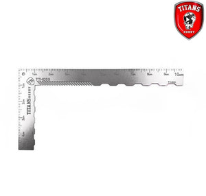 TITANS HOBBY L Ruler with Engraving Guide