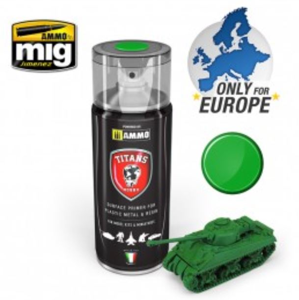 AMMO TITANS HOBBY Imprimación Verde Esmeralda Mate