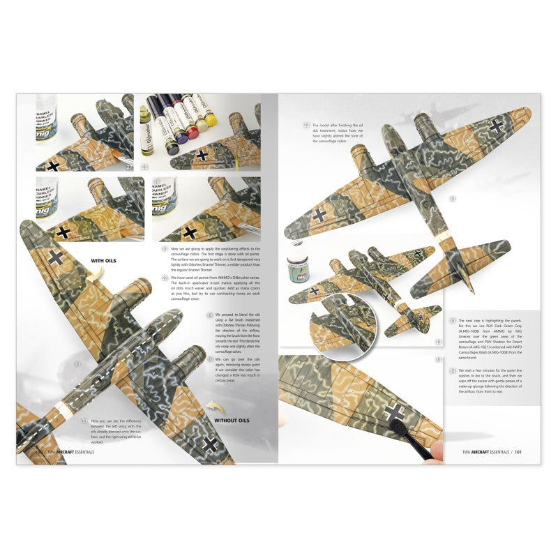 Página 100 del libro The Weathering Aircraft Essentials de AMMO referencia 6324