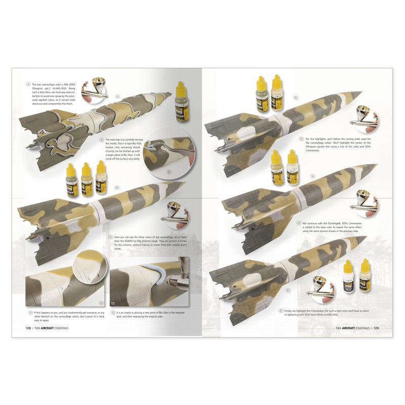 Página 108 del libro The Weathering Aircraft Essentials de AMMO referencia 6324