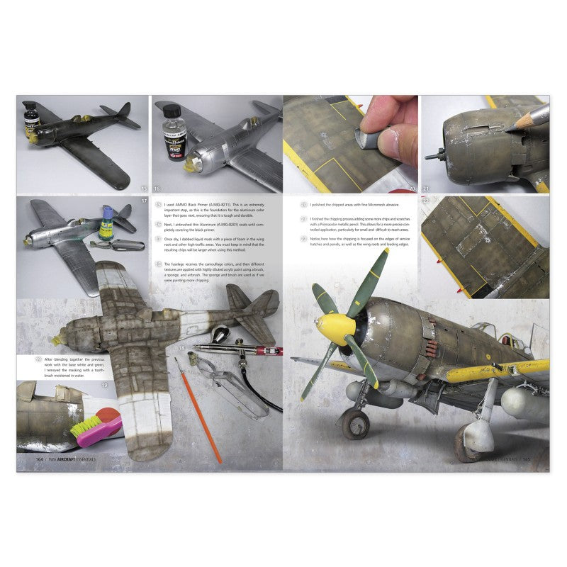 Página 164 del libro The Weathering Aircraft Essentials de AMMO referencia 6324