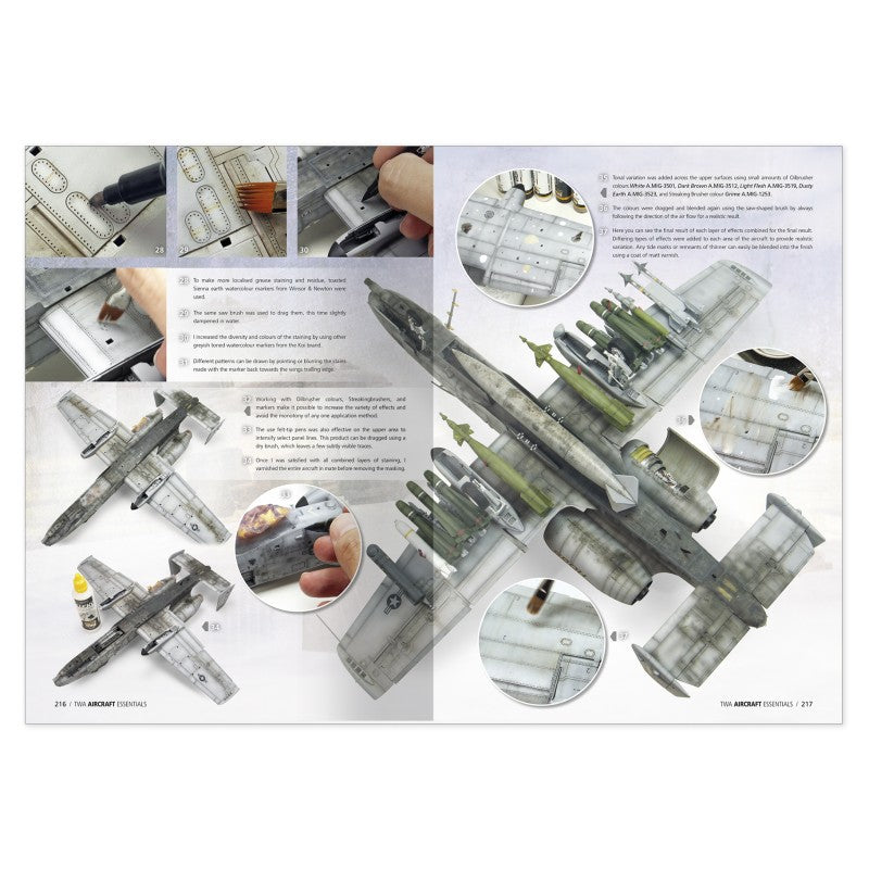 Página 216 del libro The Weathering Aircraft Essentials de AMMO referencia 6324